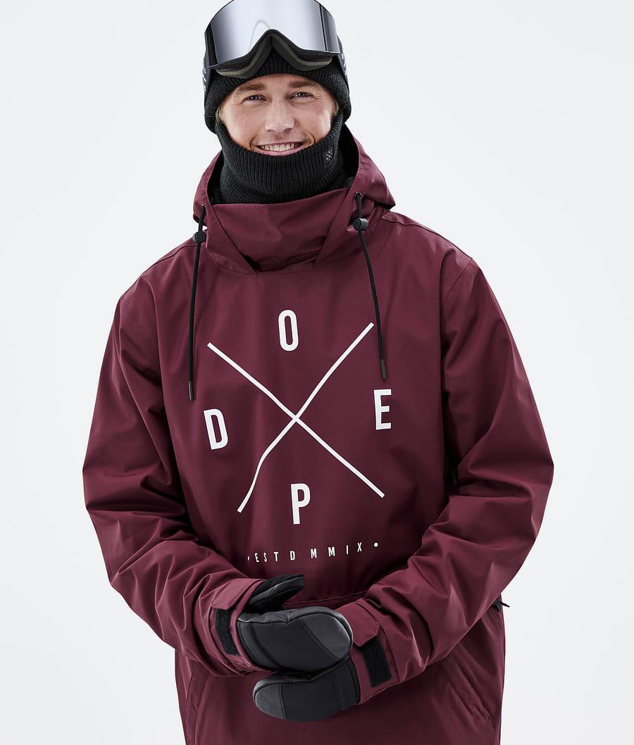 Men's Dope Migoo 2X-Up Snowboard Jacket Burgundy  USA |  GOEHS-0839