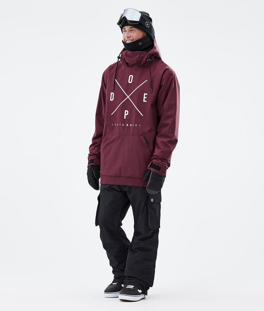 Men's Dope Migoo 2X-Up Snowboard Jacket Burgundy  USA |  GOEHS-0839