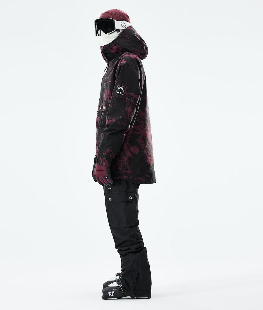 Men's Dope Mojo Ski Jacket Paint Burgundy  USA |  NZYKT-5680