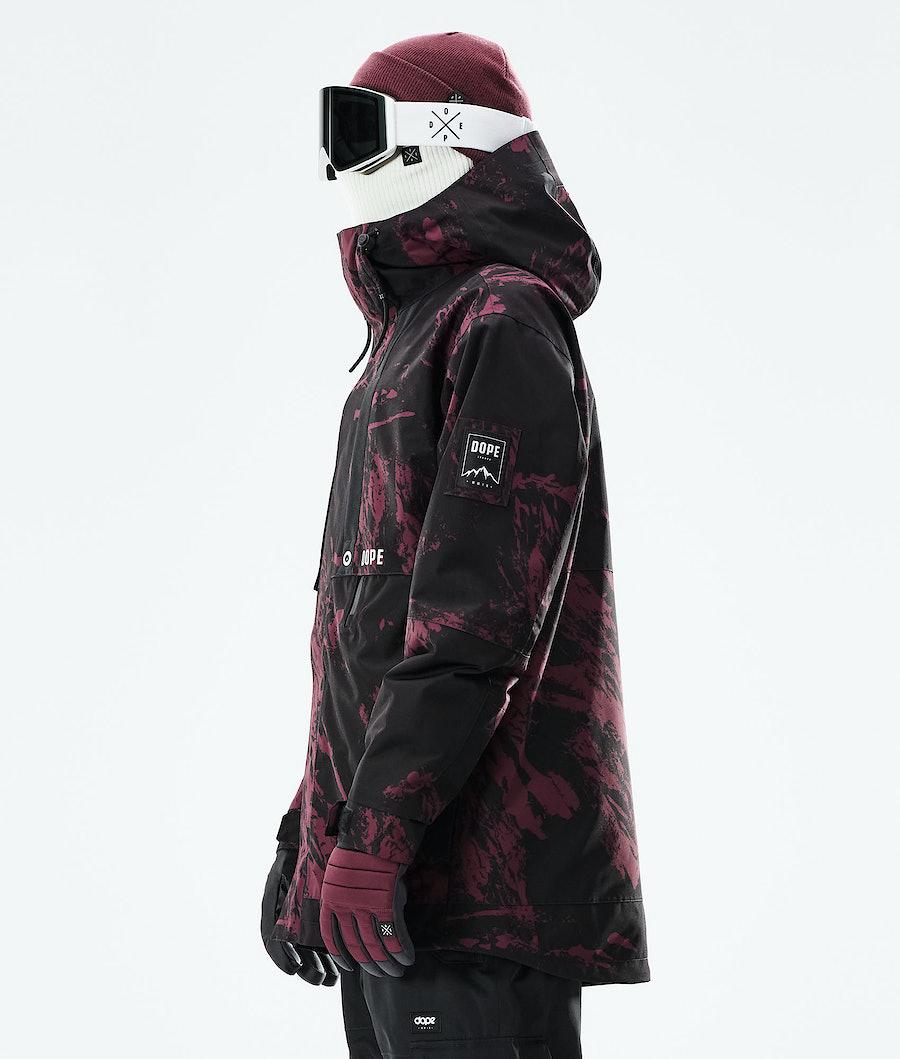 Men's Dope Mojo Ski Jacket Paint Burgundy  USA |  NZYKT-5680