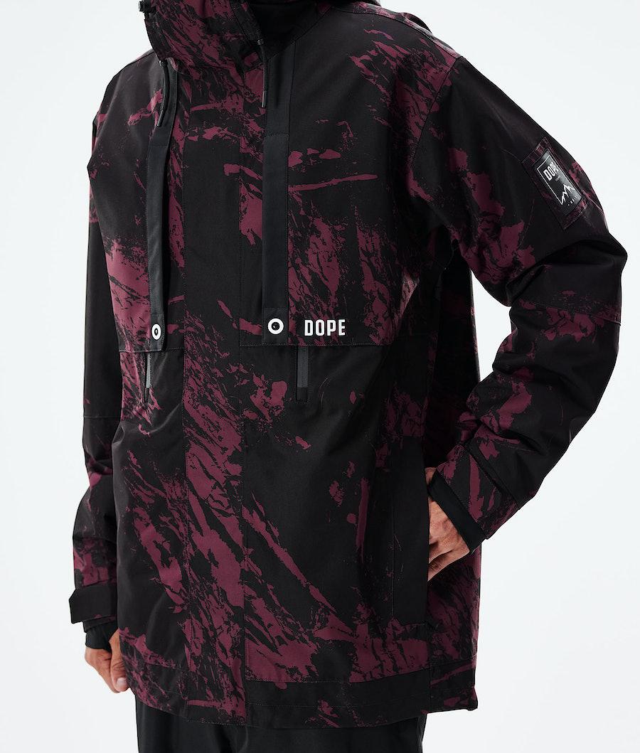 Men's Dope Mojo Ski Jacket Paint Burgundy  USA |  NZYKT-5680