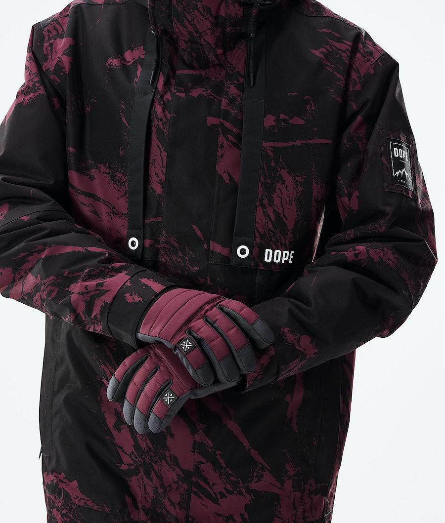 Men's Dope Mojo Snowboard Jacket Paint Burgundy  USA |  VTFMX-5349