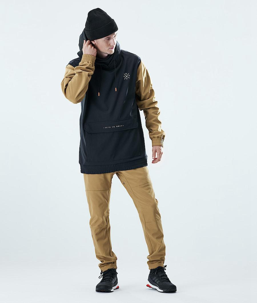 Men's Dope Nomad Outdoor Jacket Gold/Black  USA |  TCVWX-3241