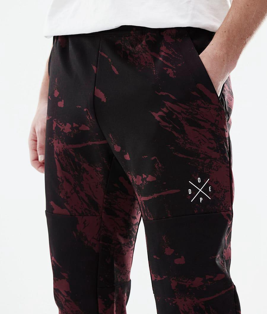 Men's Dope Nomad Outdoor Pants Paint Burgundy  USA |  HXDYG-1628