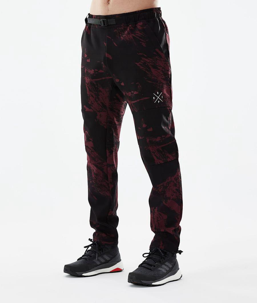 Men's Dope Nomad Outdoor Pants Paint Burgundy  USA |  HXDYG-1628