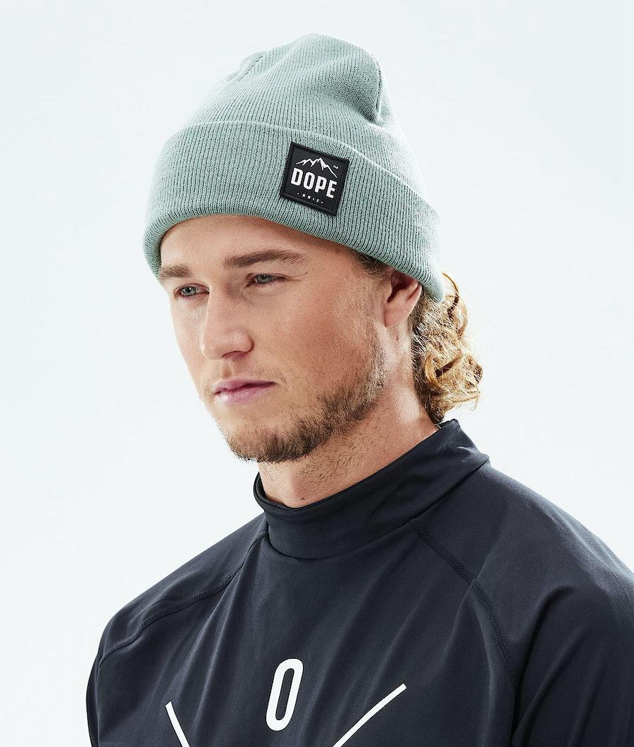 Men's Dope Paradise Beanie Faded Green  USA |  CUNLG-7246