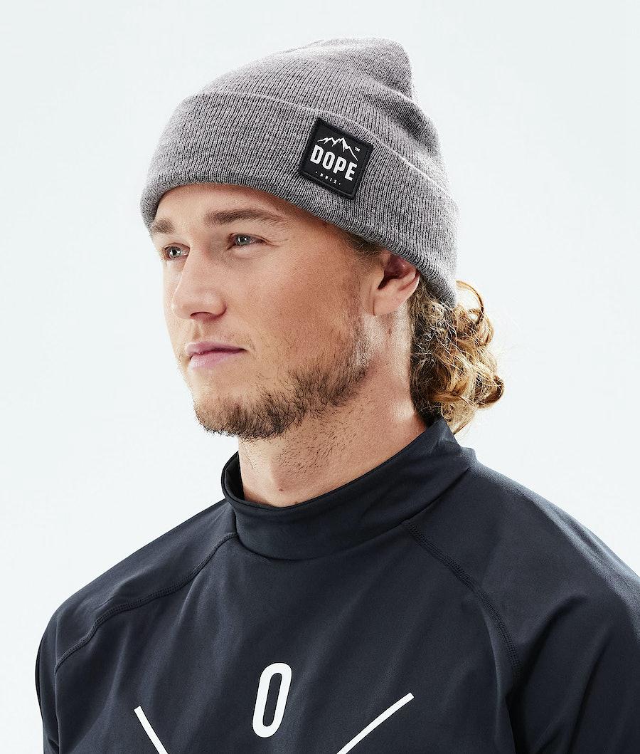 Men's Dope Paradise Beanie Grey Melange  USA |  EIRGF-5380