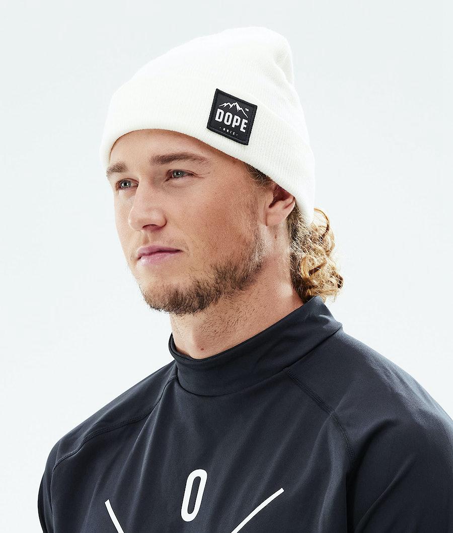 Men's Dope Paradise Beanie White  USA |  OEVAS-1230