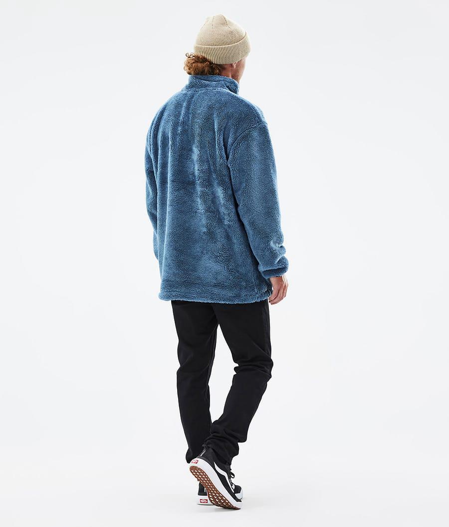 Men's Dope Pile Fleece Sweater Blue Steel  USA |  ITZUH-1697