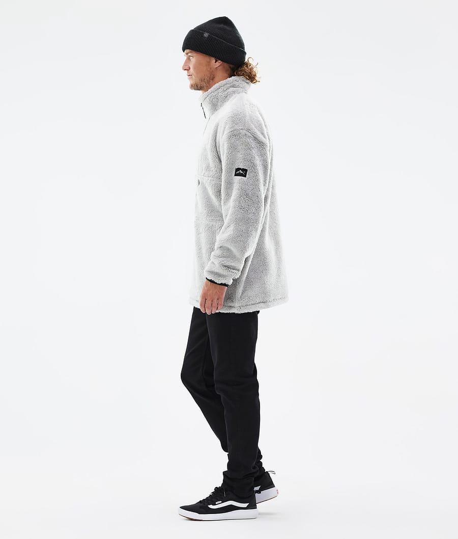 Men's Dope Pile Fleece Sweater Light Grey  USA |  UABNR-9563