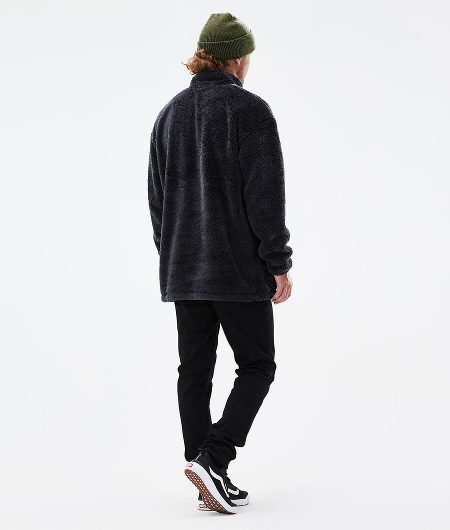 Men's Dope Pile Fleece Sweater Phantom Black  USA |  VGZNJ-3692