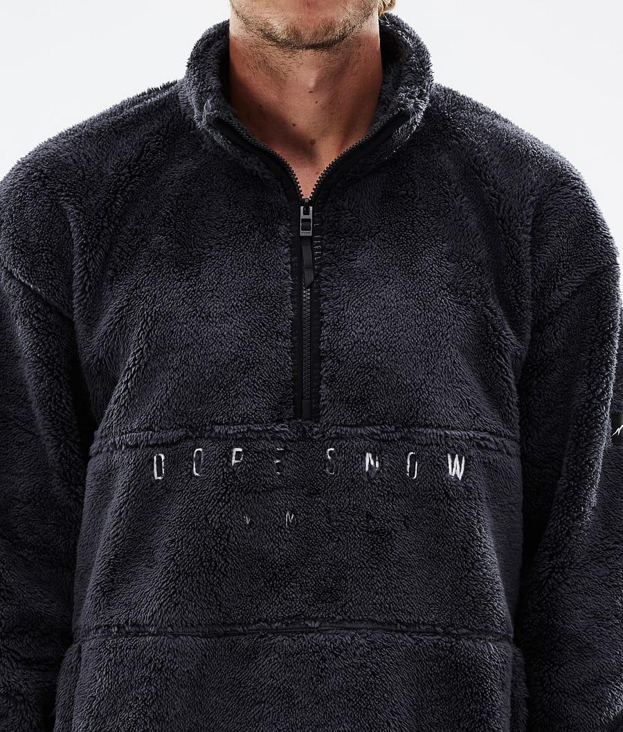 Men's Dope Pile Fleece Sweater Phantom Black  USA |  VGZNJ-3692