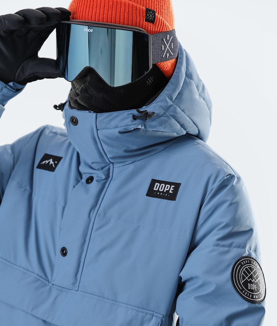 Men's Dope Puffer 2020 Snowboard Jacket Blue Steel  USA |  JXZTK-9135