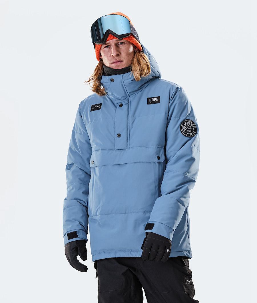 Men's Dope Puffer 2020 Snowboard Jacket Blue Steel  USA |  JXZTK-9135