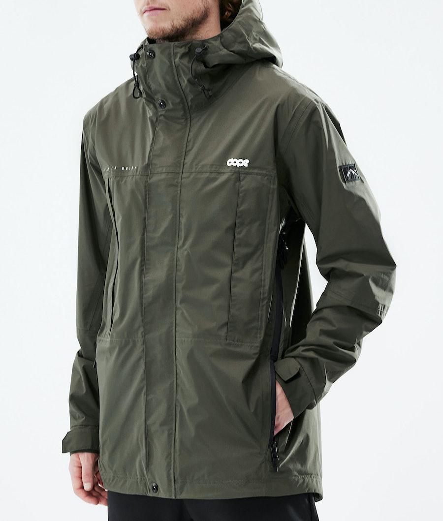 Men's Dope Ranger Light Outdoor Jacket Olive Green  USA |  JLPOC-7512