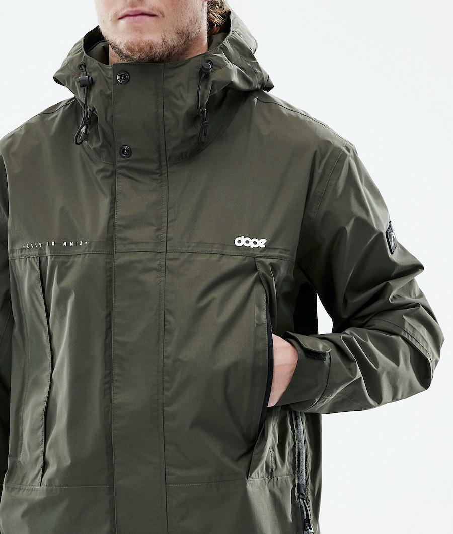 Men's Dope Ranger Light Outdoor Jacket Olive Green  USA |  JLPOC-7512