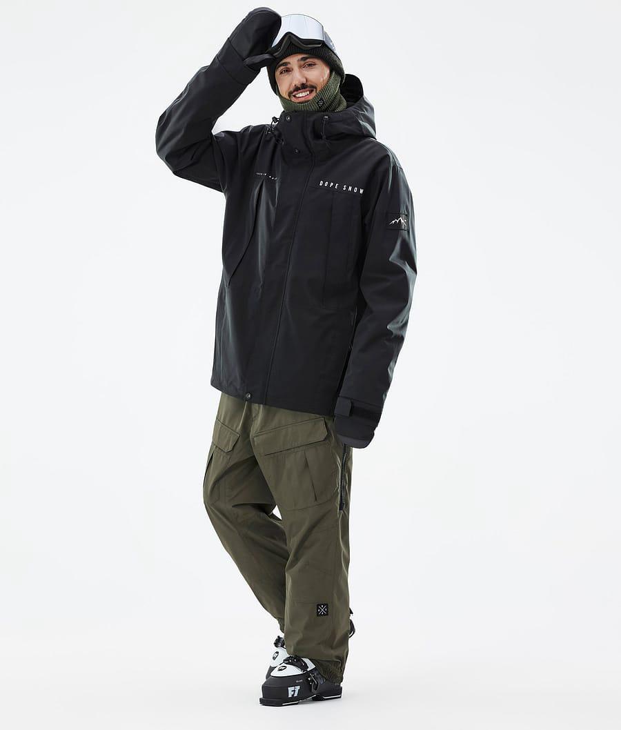 Men's Dope Ranger Ski Jacket Black  USA |  LNYHO-1826