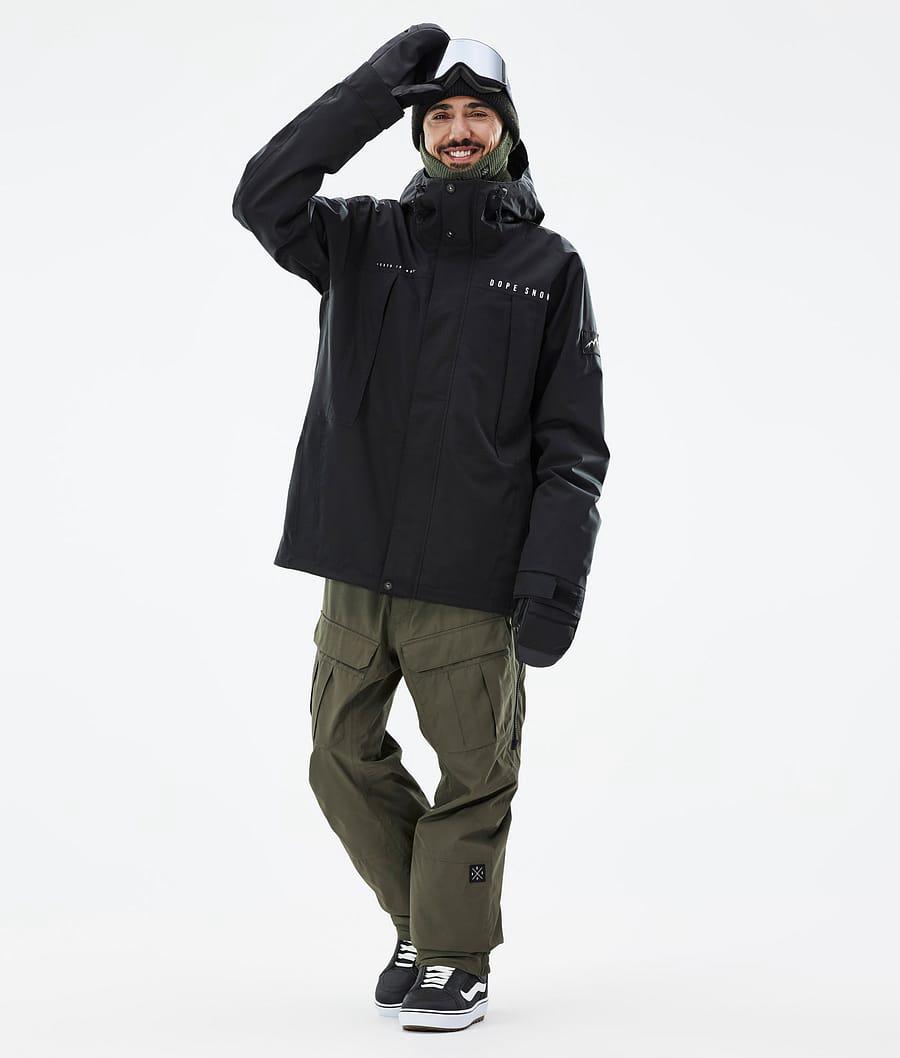 Men's Dope Ranger Snowboard Jacket Black  USA |  OVXND-9280