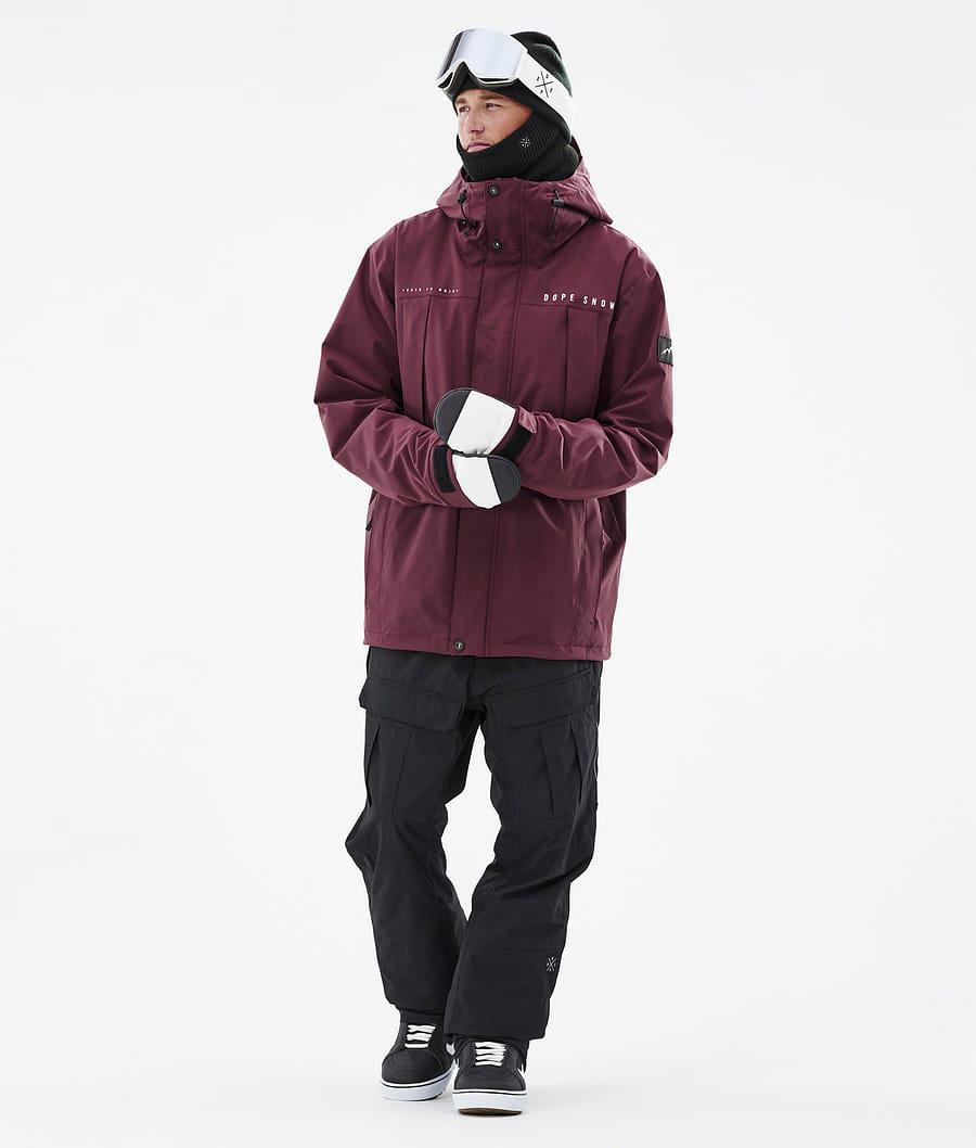 Men's Dope Ranger Snowboard Jacket Burgundy  USA |  JUAOW-6903