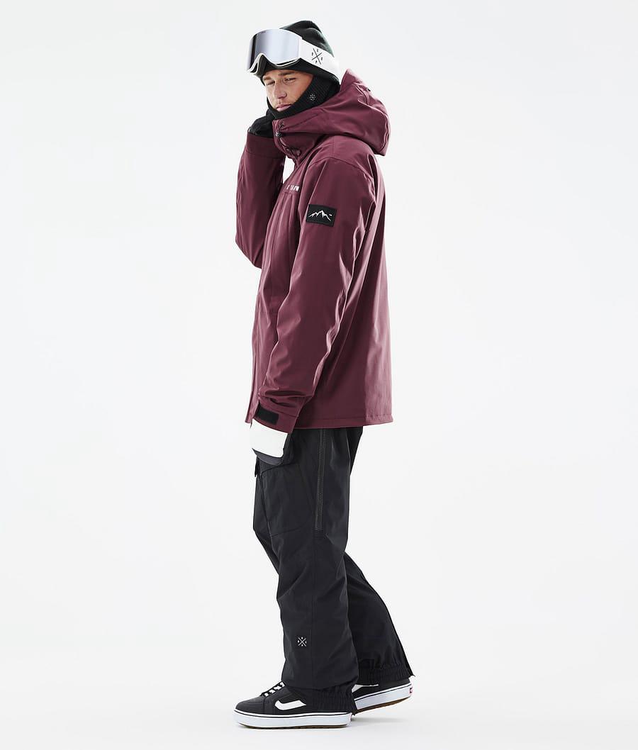 Men's Dope Ranger Snowboard Jacket Burgundy  USA |  JUAOW-6903