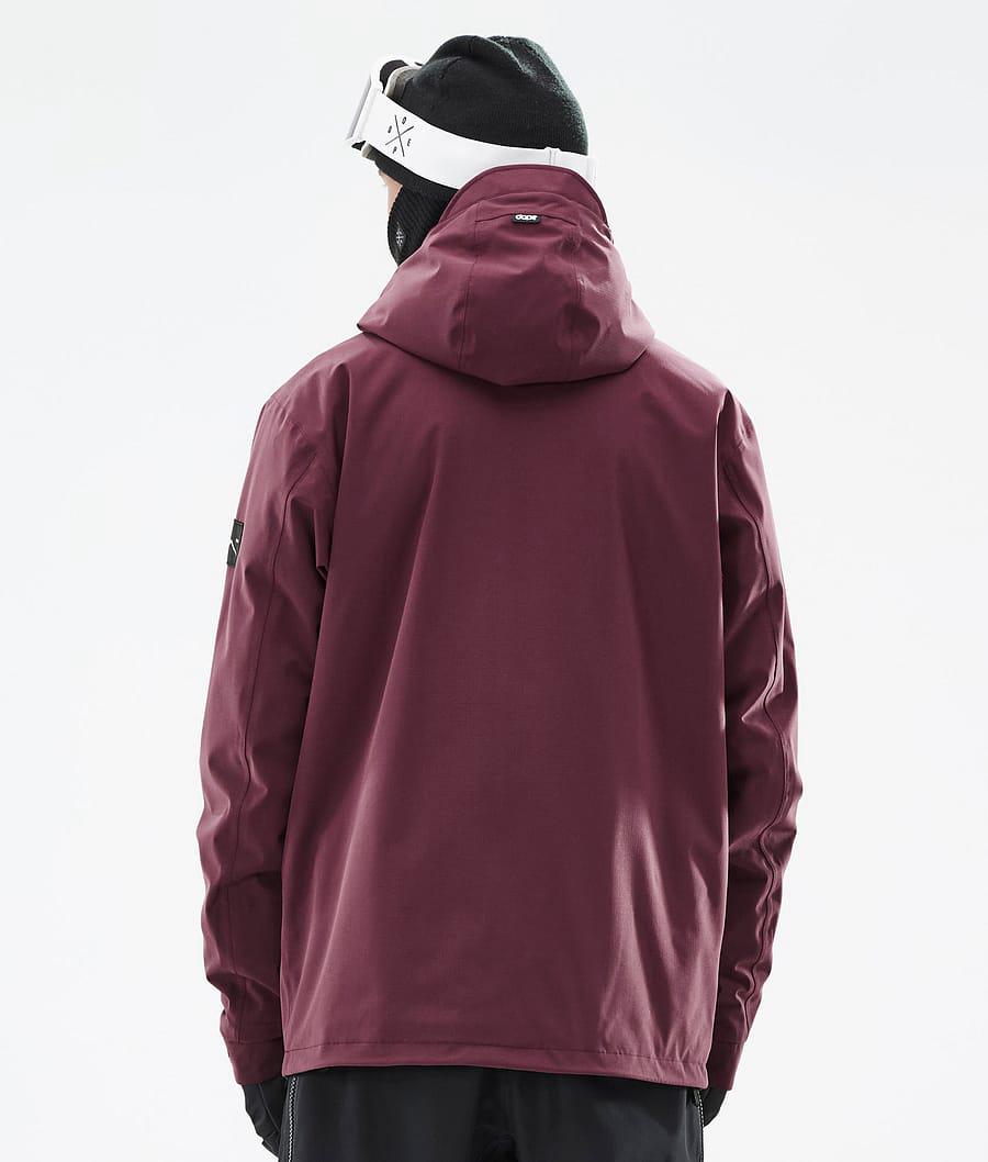 Men's Dope Ranger Snowboard Jacket Burgundy  USA |  JUAOW-6903