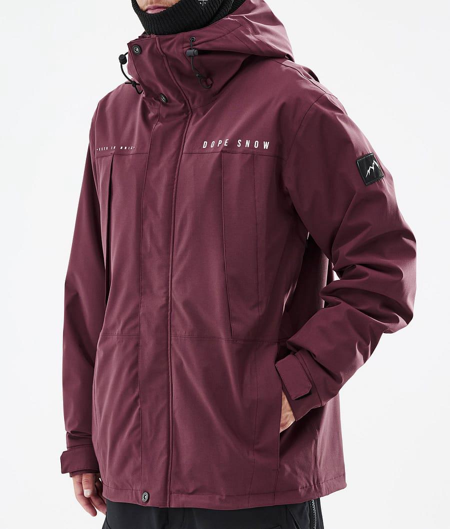 Men's Dope Ranger Snowboard Jacket Burgundy  USA |  JUAOW-6903