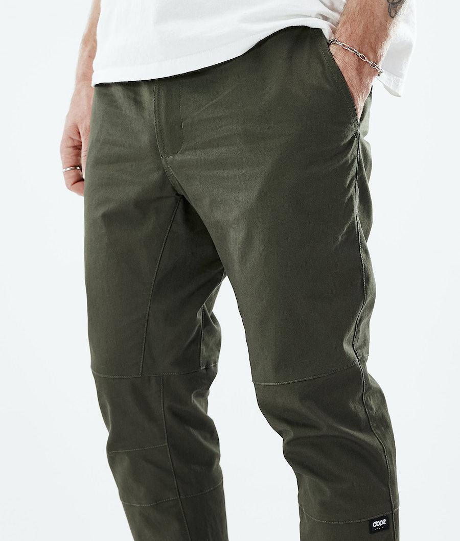 Men's Dope Rover Pants Olive Green  USA |  MSGAF-1964