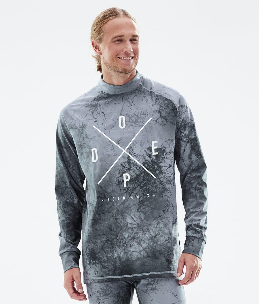 Men\'s Dope Snuggle 2X-Up Base Layer Top Dirt Grey  USA |  JFBNS-8915