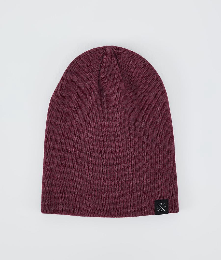 Men's Dope Solitude Beanie Burgundy  USA |  AJQEM-5732