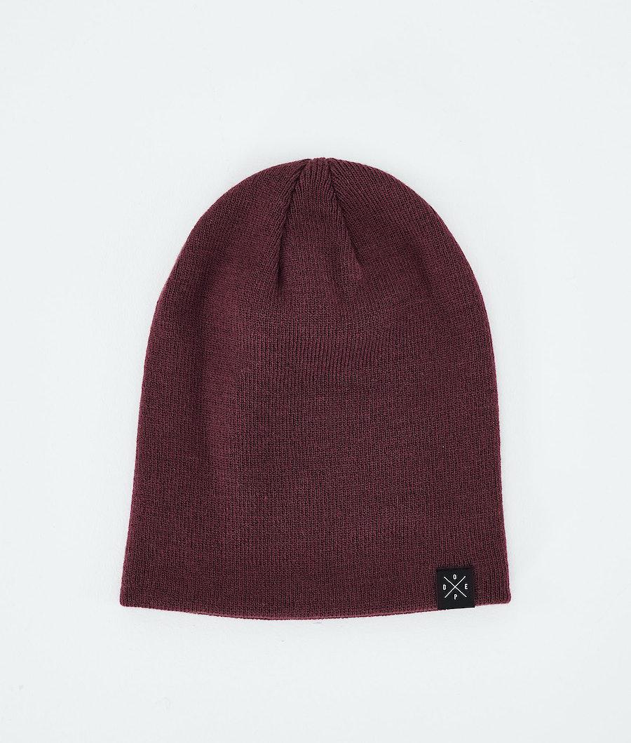 Men's Dope Solitude Beanie Burgundy  USA |  VKLWD-0496