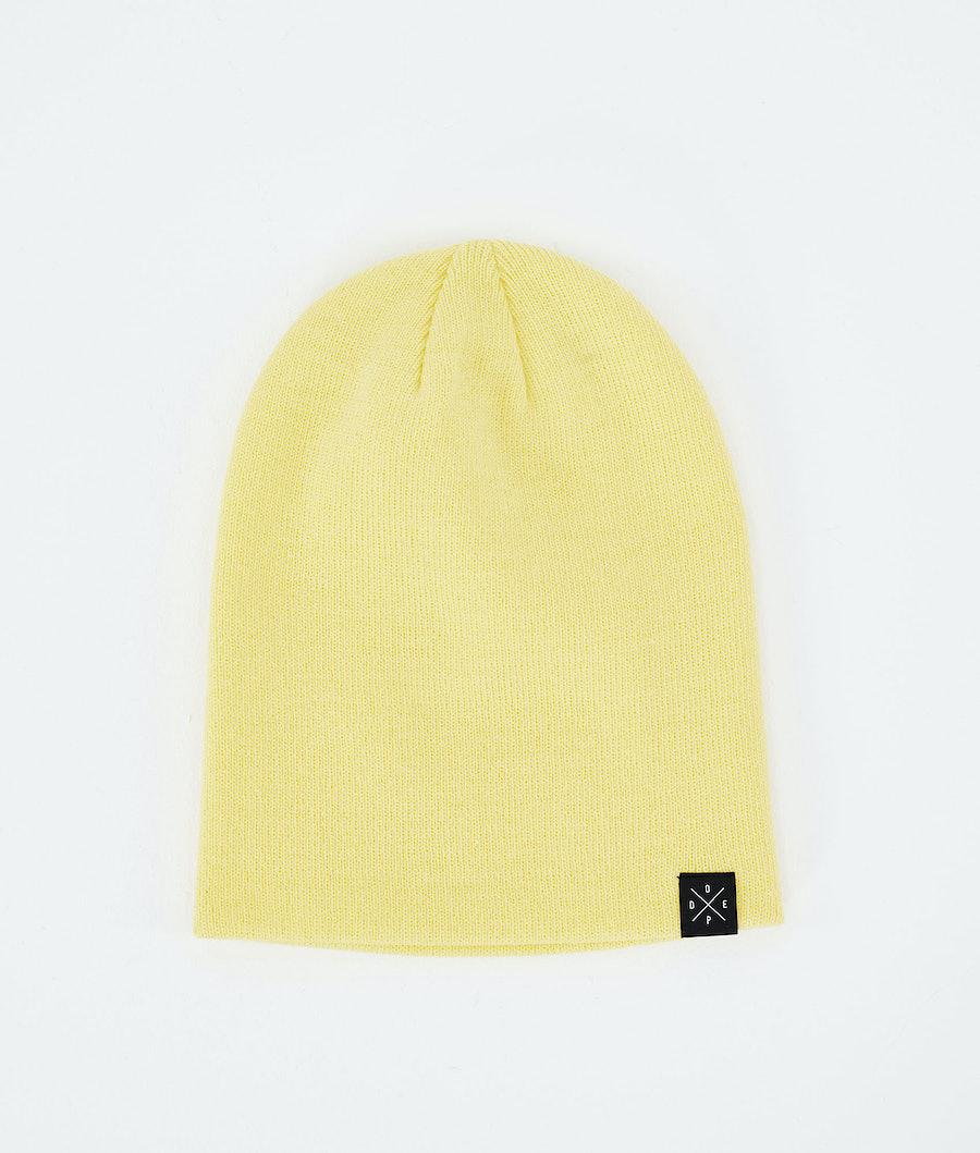 Men's Dope Solitude Beanie Faded Yellow  USA |  RLSUP-9164