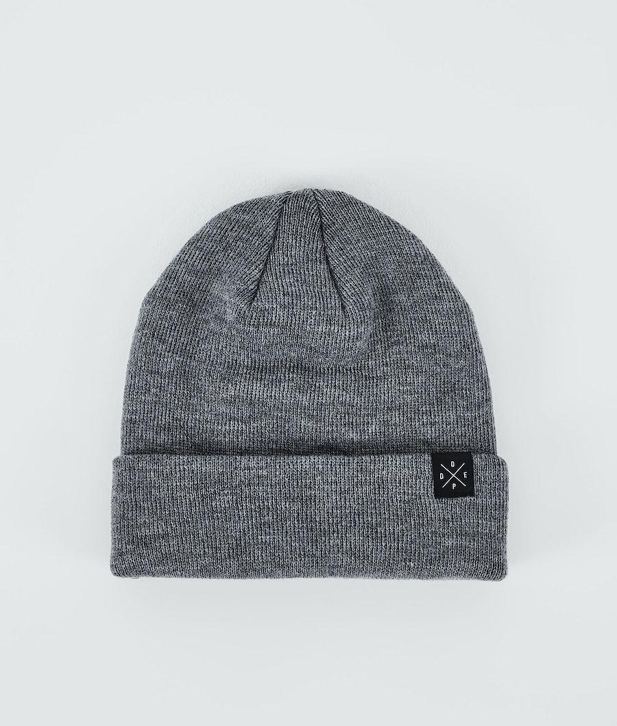 Men's Dope Solitude Beanie Grey Melange  USA |  FNAWP-9870