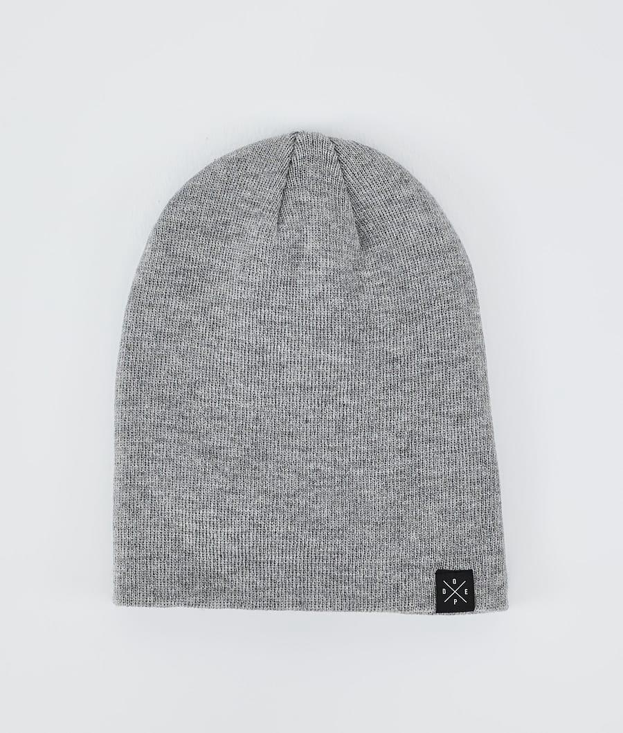 Men's Dope Solitude Beanie Grey Melange  USA |  SUQIO-8157