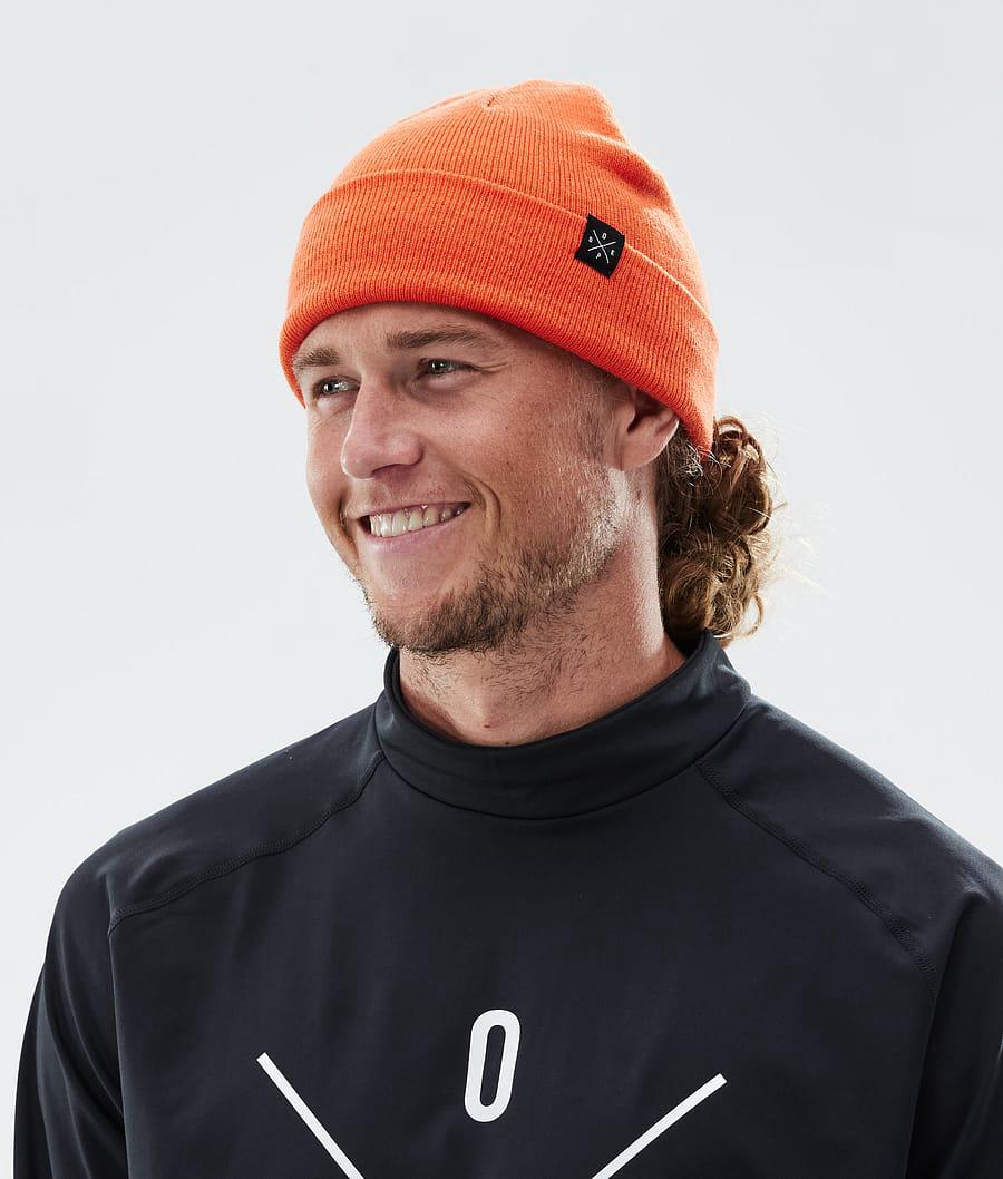 Men's Dope Solitude Beanie Orange  USA |  EDANG-3620