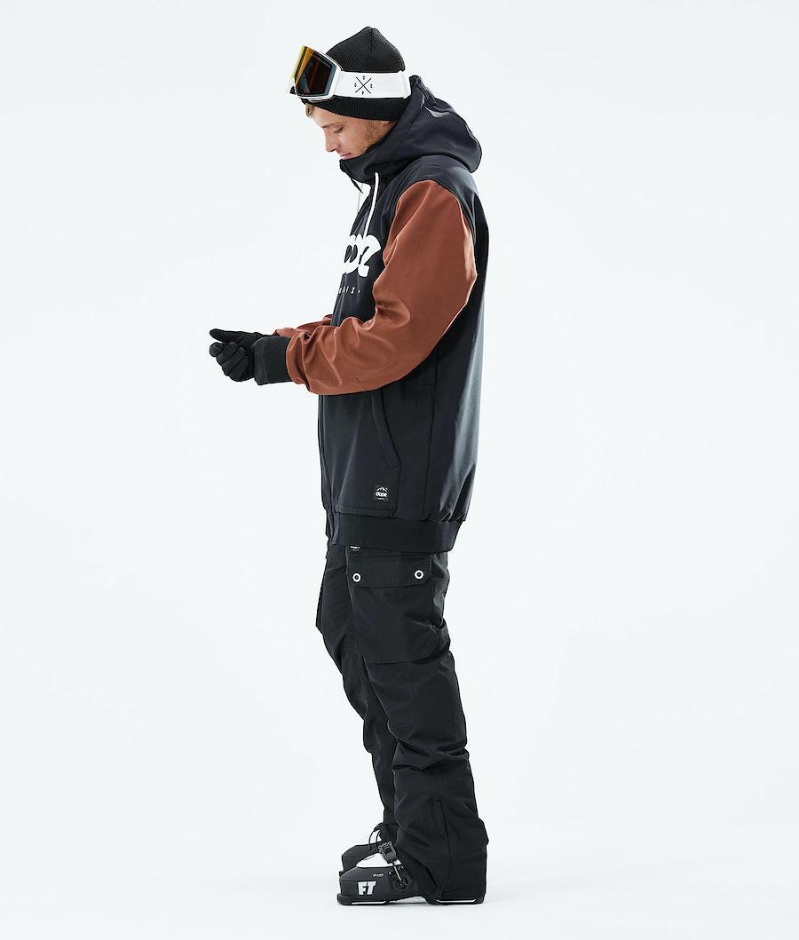 Men's Dope Standard DO Ski Jacket Black/Adobe  USA |  OEZGQ-6970