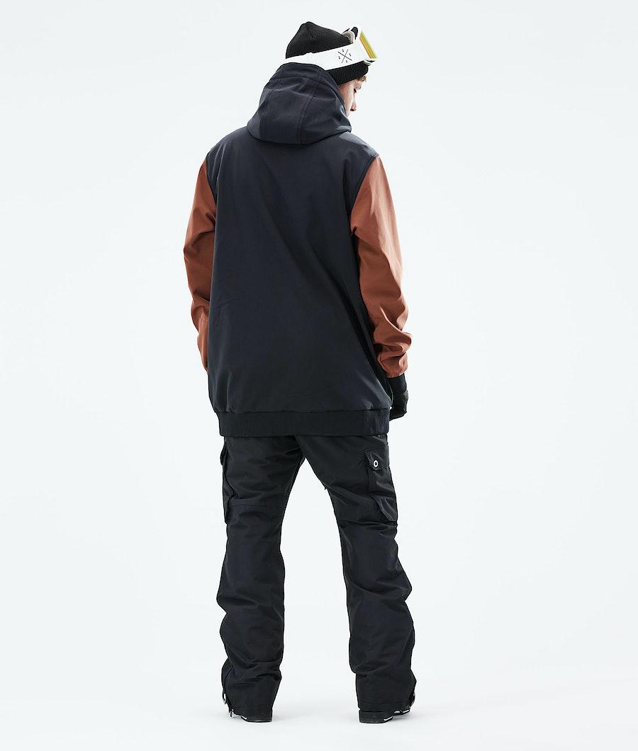 Men's Dope Standard DO Ski Jacket Black/Adobe  USA |  OEZGQ-6970