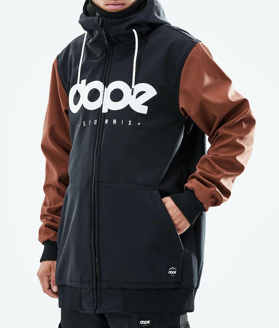 Men's Dope Standard DO Ski Jacket Black/Adobe  USA |  OEZGQ-6970