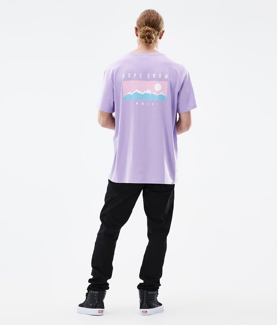 Men's Dope Standard Range T-shirt Faded Violet Purple  USA |  QVBFH-1059