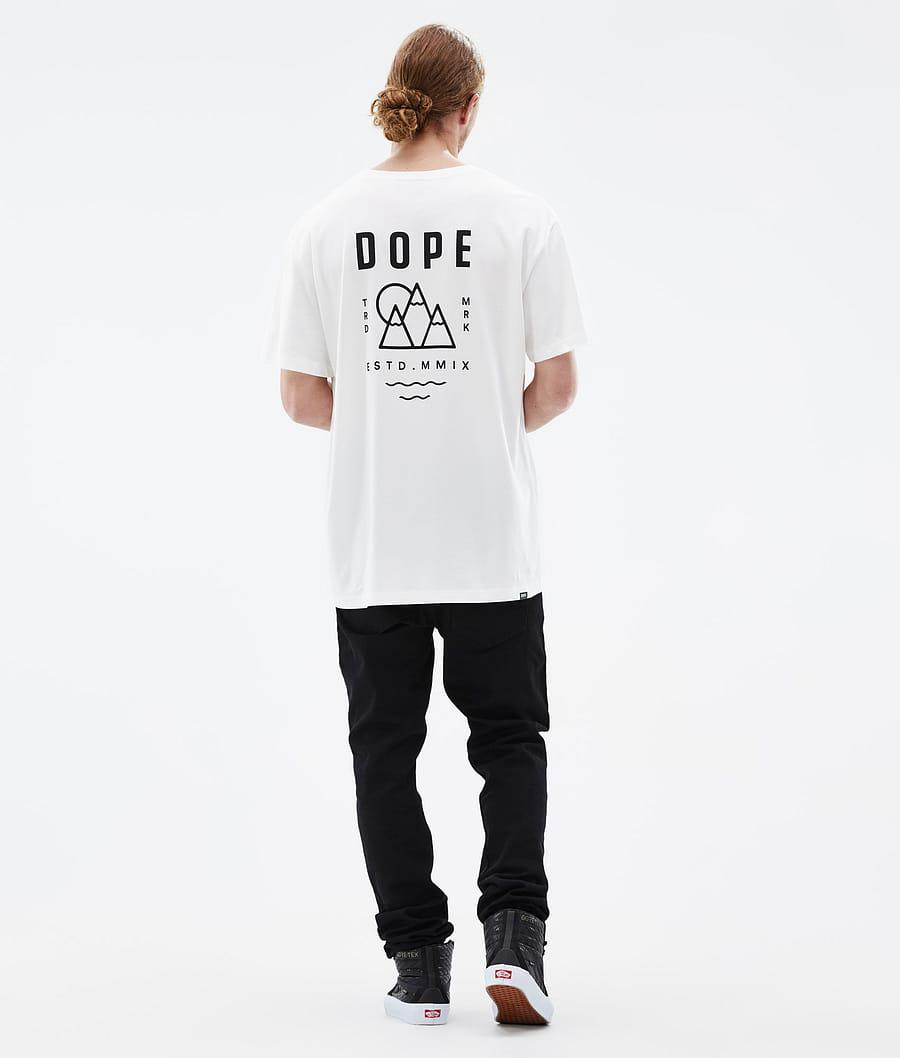 Men's Dope Standard Summit T-shirt White  USA |  BQZTK-3214