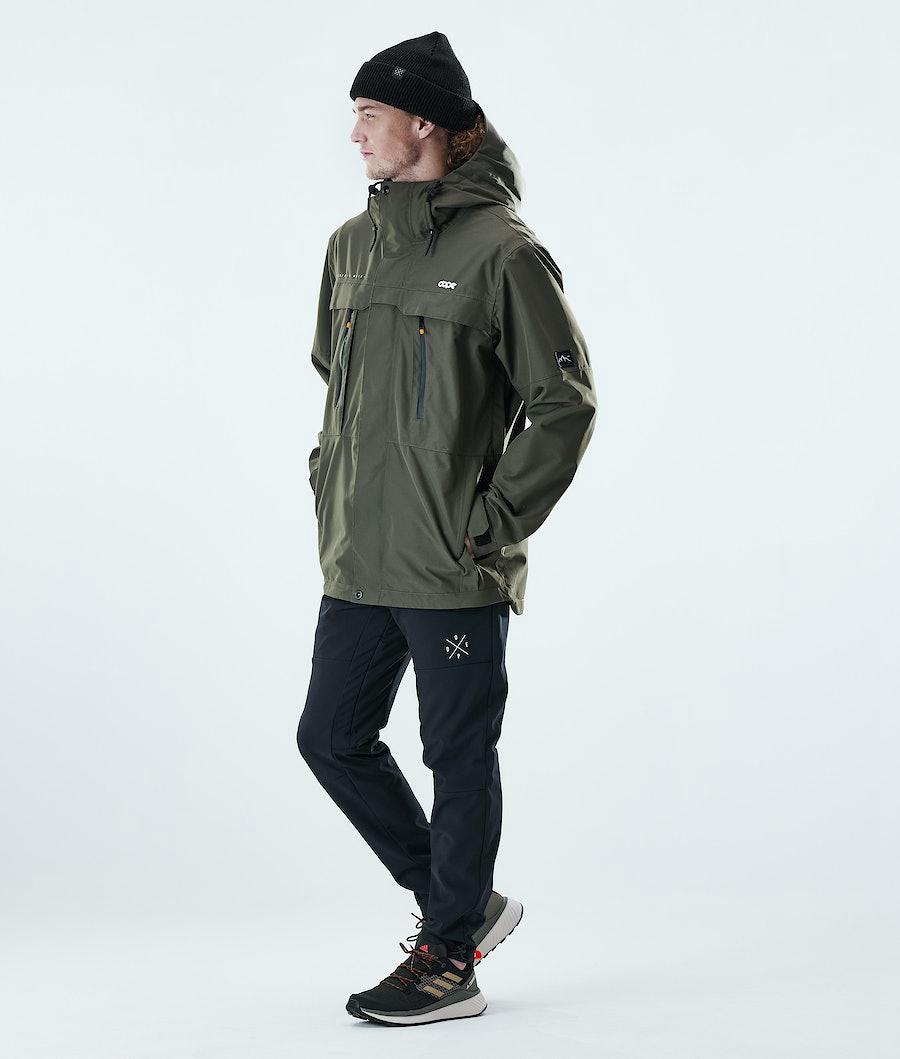 Men's Dope Trekker Outdoor Jacket Olive Green  USA |  ZDGFA-3059