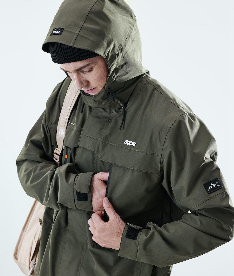 Men's Dope Trekker Outdoor Jacket Olive Green  USA |  ZDGFA-3059