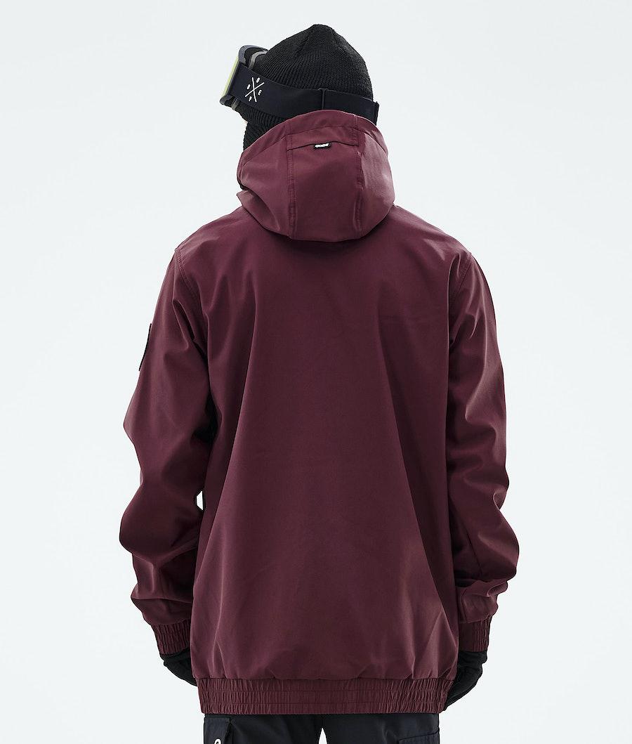 Men's Dope Wylie Patch Ski Jacket Burgundy  USA |  ZROXD-9438