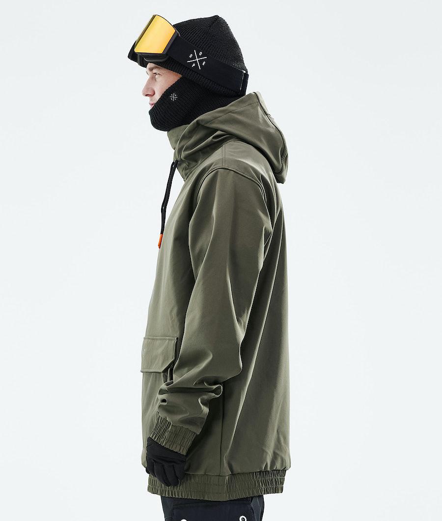 Men's Dope Wylie Ski Jacket Og Olive Green  USA |  KBUWE-9853