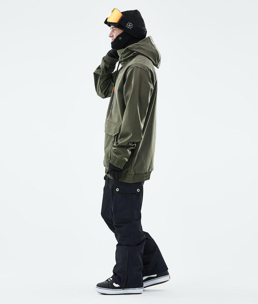 Men's Dope Wylie Snowboard Jacket Og Olive Green  USA |  KFGOI-3690