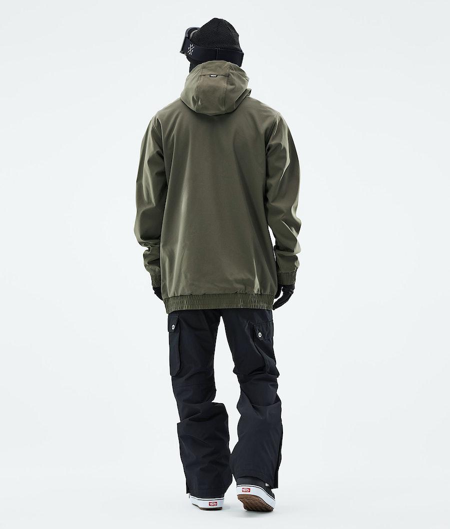 Men's Dope Wylie Snowboard Jacket Og Olive Green  USA |  KFGOI-3690