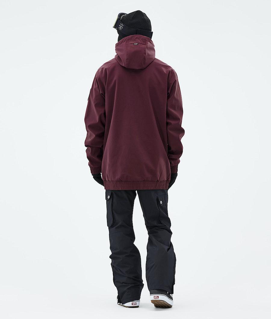 Men's Dope Wylie Snowboard Jacket Patch Burgundy  USA |  CZSER-0958