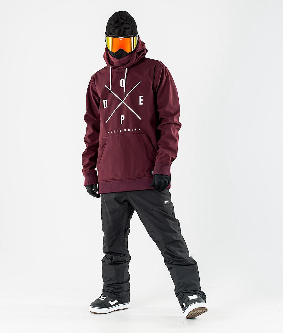 Men's Dope Yeti 10k Snowboard Jacket Burgundy  USA |  YWTOK-6534