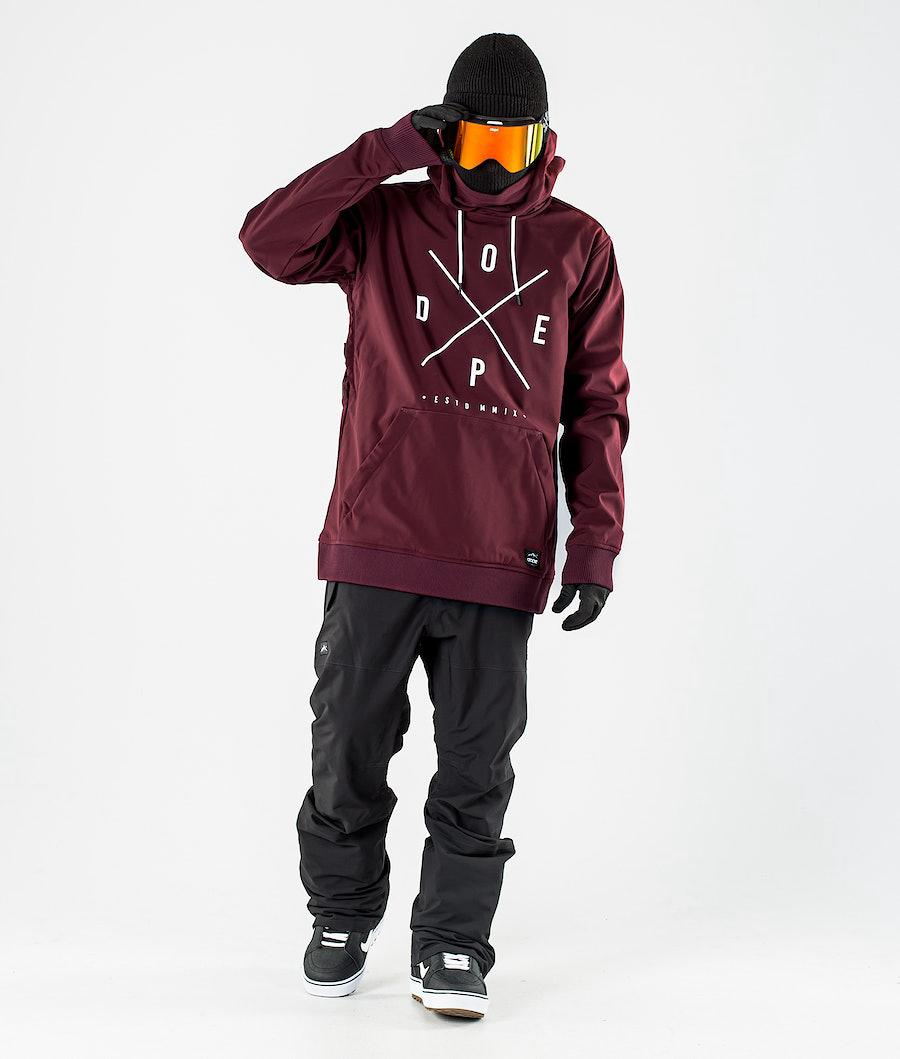 Men's Dope Yeti 10k Snowboard Jacket Burgundy  USA |  YWTOK-6534