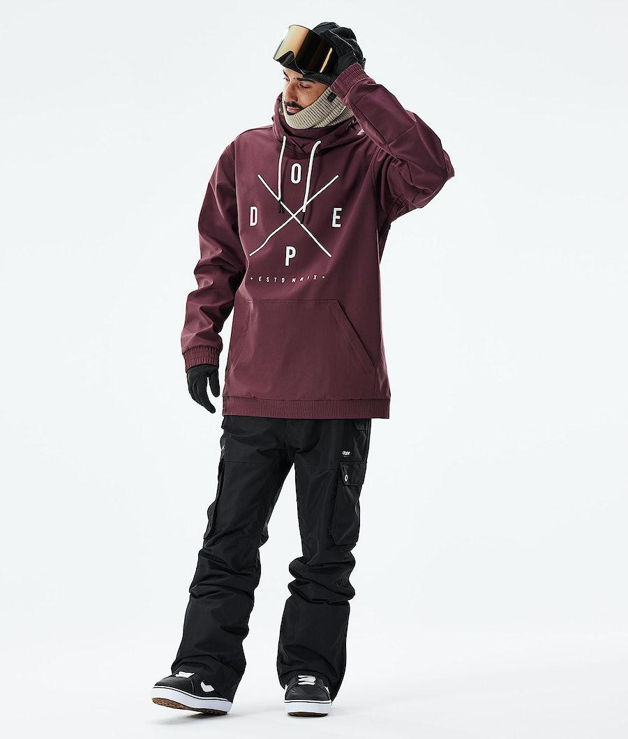 Men's Dope Yeti 2021 2X-Up Snowboard Jacket Burgundy  USA |  VDIPT-3458