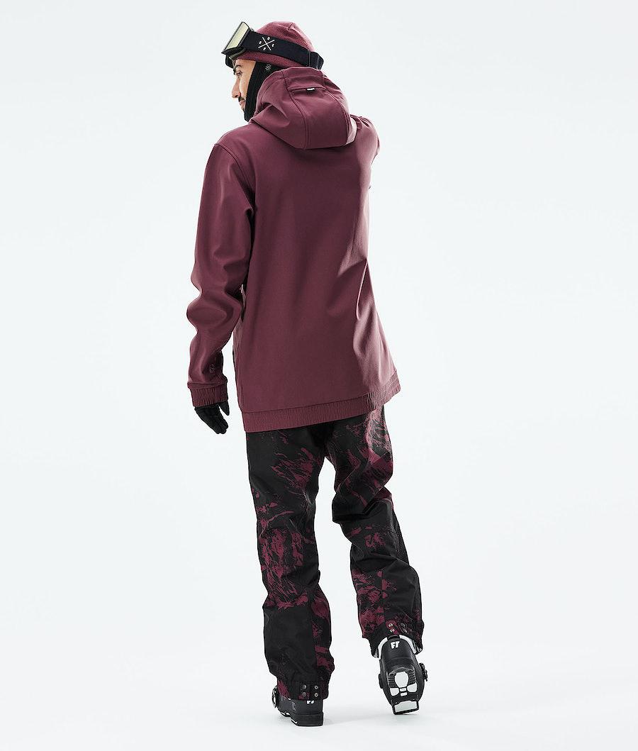 Men's Dope Yeti 2021 Ski Jacket Capital Burgundy  USA |  TXDBI-8730